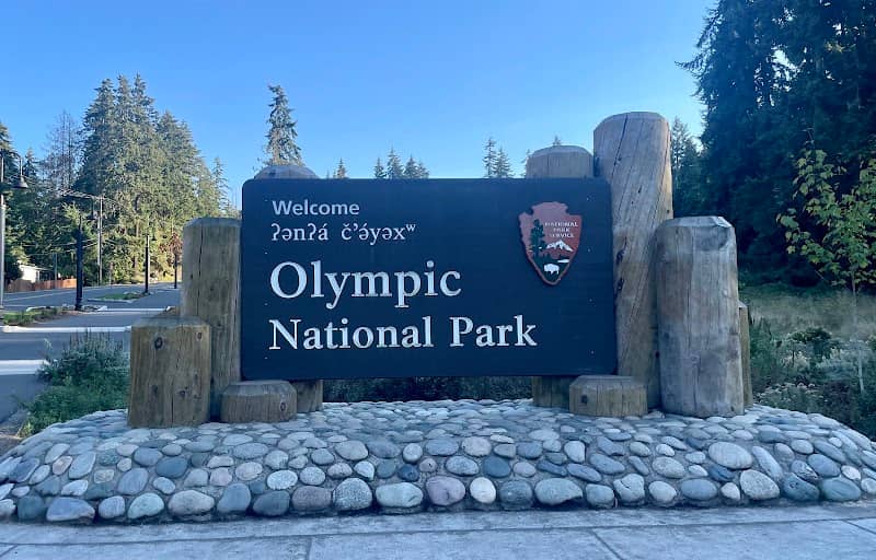Olympic National Park Welcome Sign - Image 1