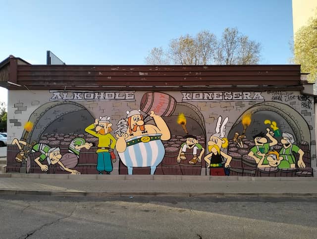 Mural Asterix i Obelix - Image 2