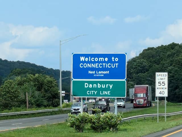 Connecticut Welcome Sign - Image 1
