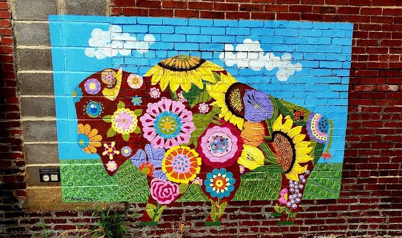 Bison Mural - Image 1