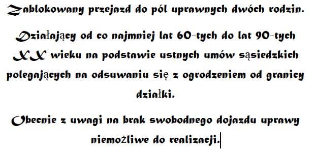 HISTORIA LOKALNA Zablokowany przejazd - Image 1