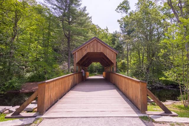 Historic Devil's Hopyard Covered Bridge - Image 1