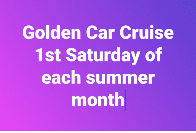 Golden Car Cruise - Image 1