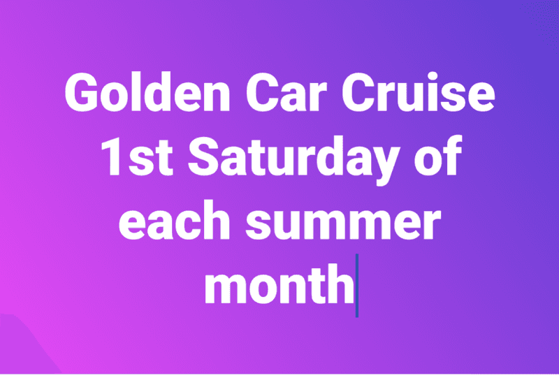 Golden Car Cruise - Image 1