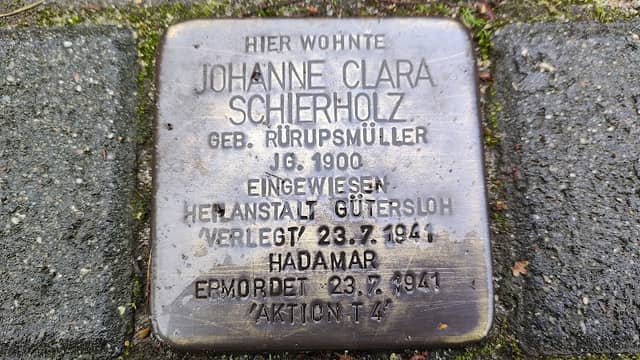 Stolperstein Johanne Clara Schierholz - Image 1