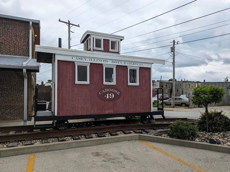 Casey Illinois Doty Railroad Caboose 49 - Image 1