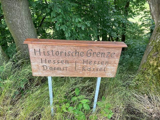 Historische Grenze Hessen Darmstadt / Hessen Kassel - Image 1