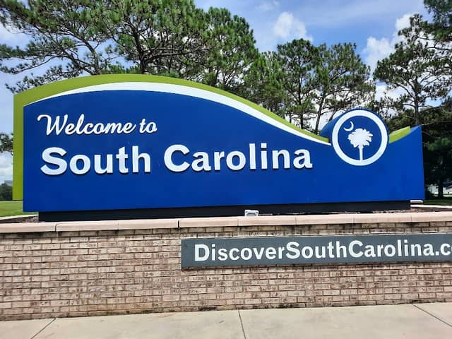 Welcome to South Carolina Sign - Image 1