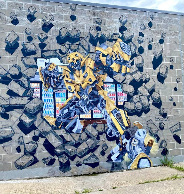 Bumble Bee Transformer Statue - Image 2