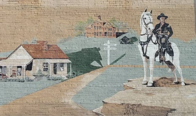 Hopalong Cassidy Outdoor Mural - Image 2