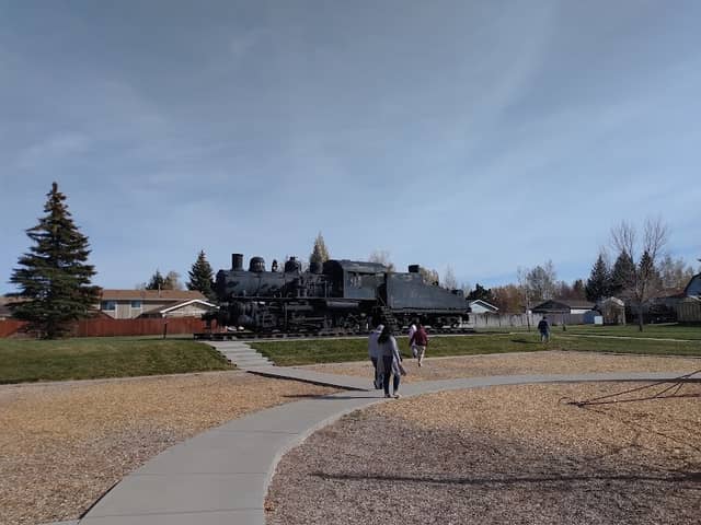 Steam locomotive Evanston WY - Image 1