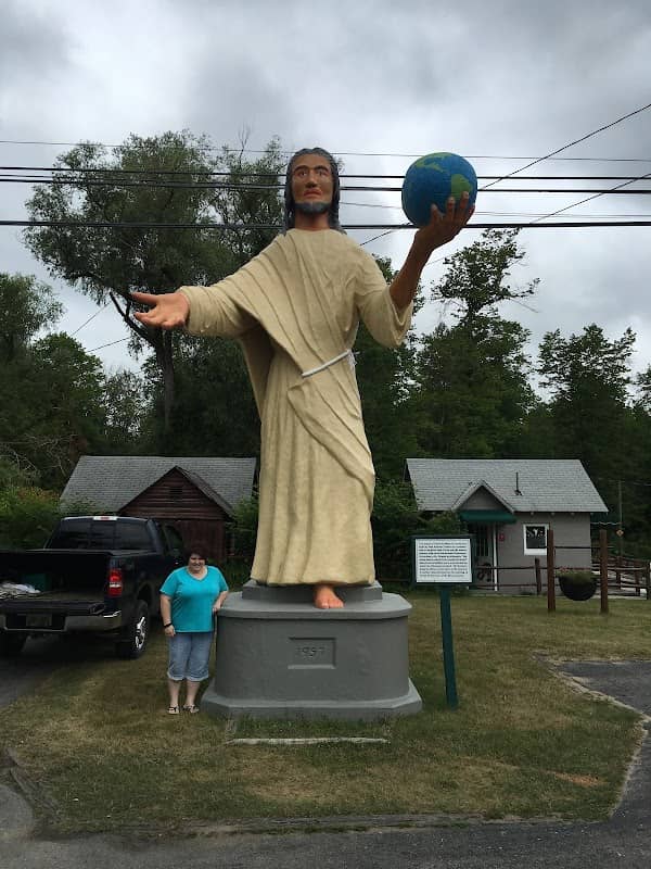 Jesus Holding The World Statue - Image 1