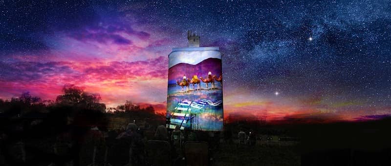 Quorn Silo Light Show - Image 1