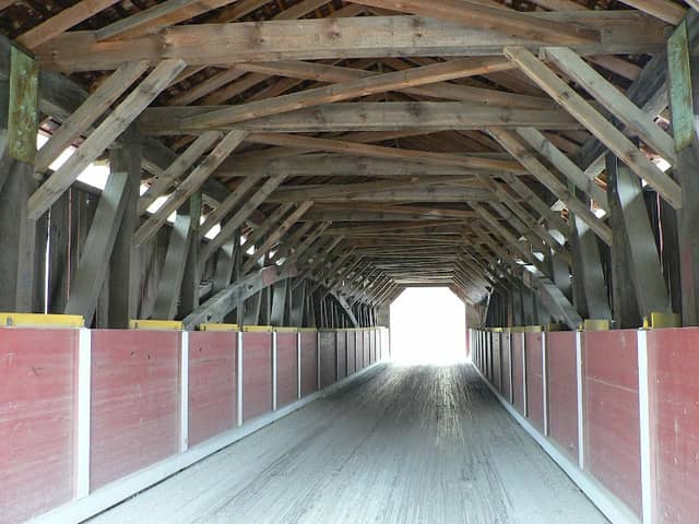 Historic McGees Mills Covered Bridge - Image 2
