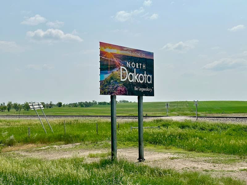 Welcome to North Dakota Sign - Image 1
