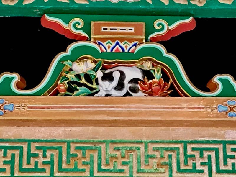 Nemuri-neko (Sleeping cat carving) - Image 1