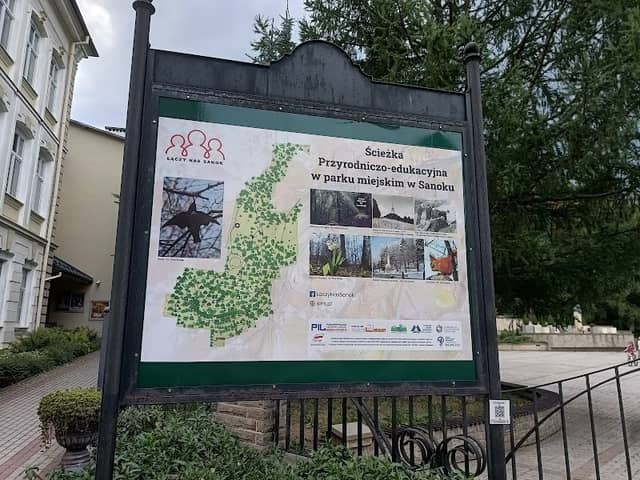 Ścieżka przyrodniczo-dydaktyczna park miejski w Sanoku - Image 1
