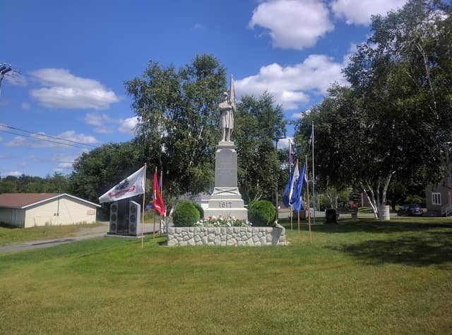 Caribou Veterans Memorial Park Statue - Image 1