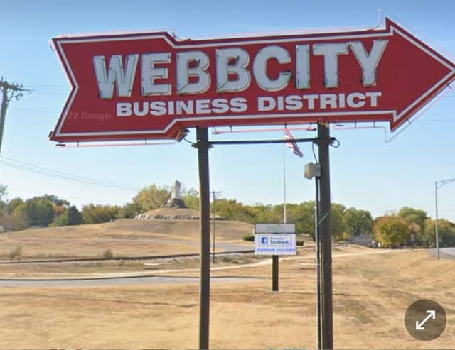 Webb City Business District Neon Sign - Image 2