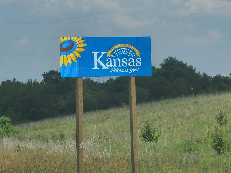 Kansas state sign - Image 1