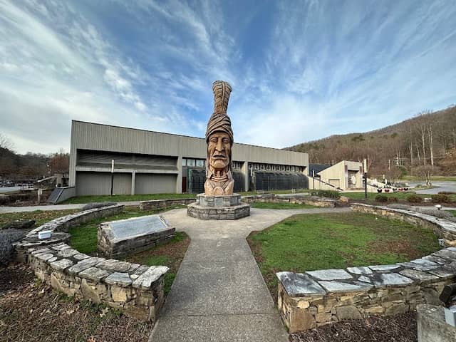 Sequoyah Wood Sculpture by Peter Toth - Image 2