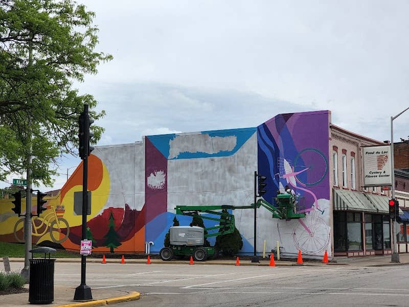 Happy Bicycle Day Mural - Image 1