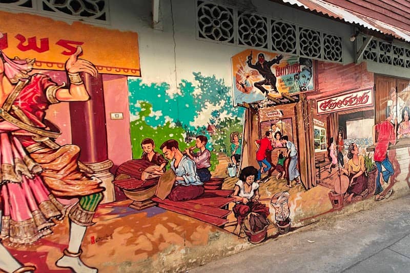 ตรอกกลางตลาด Street Art วังทอง - Image 1