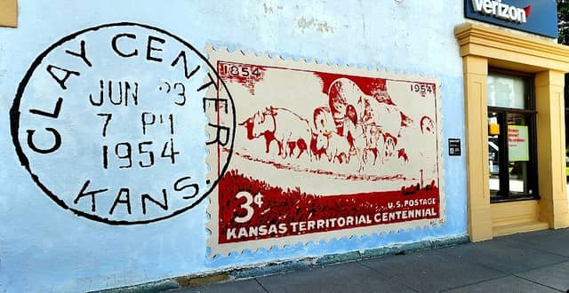 'Kansas Stamp' Mural - Image 2