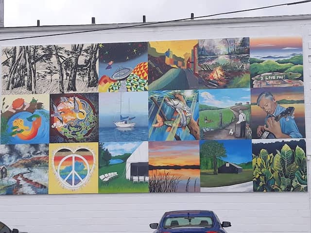 Rowan County artist mural display - Image 1
