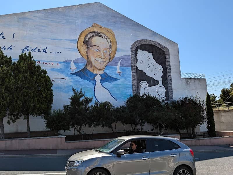 Fresque murale de Charles Trenet - Image 1