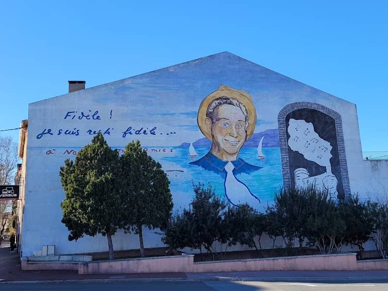 Fresque murale de Charles Trenet - Image 2