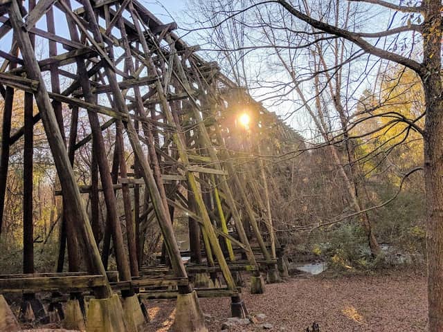 R.E.M. Murmur Railroad Trestle - Image 1