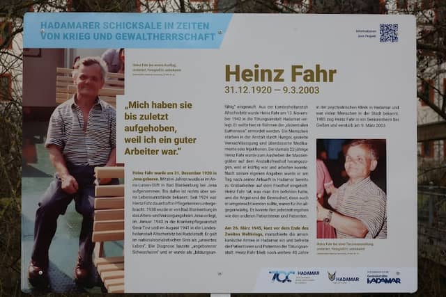 Heinz Fahr - Ausstellungstafel - Image 1