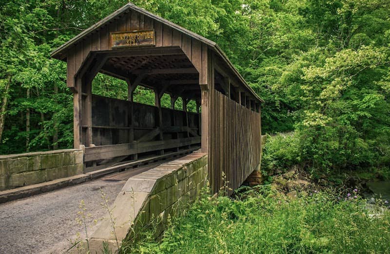 Historic Herns Mill Covered Bridge - Image 1