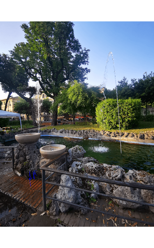 Pond with fountains - Image 1