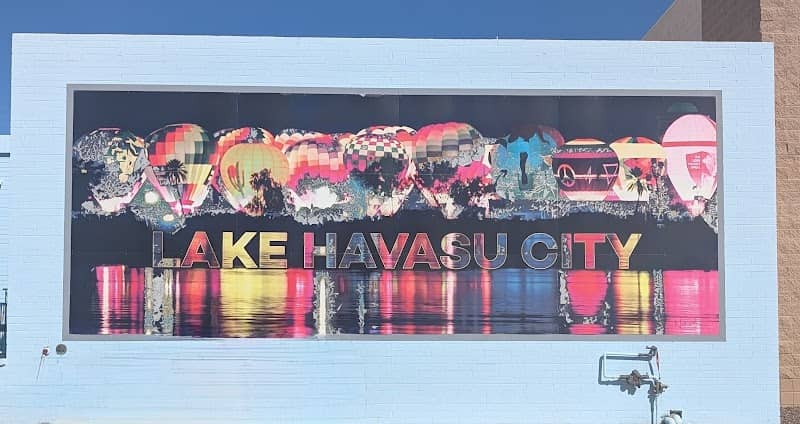 Lake Havasu Colorful Hot Air Balloon Sign - Image 2