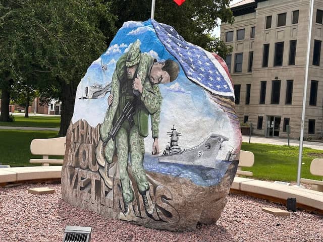 Calhoun County, Rockwell City Iowa Freedom Rock - Image 1