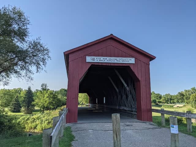 Historic Zumbrota Covered Bridge - Image 1