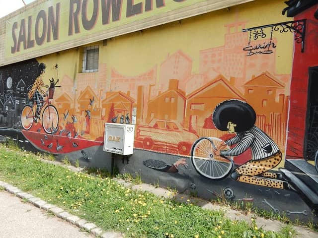 Mural "Rowerowy" - Tomasz „Cukin” Żuk - Image 1