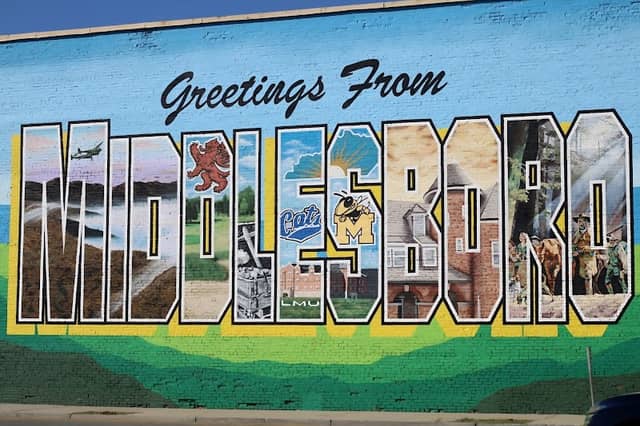 Greetings from Middlesboro Mural - Image 3