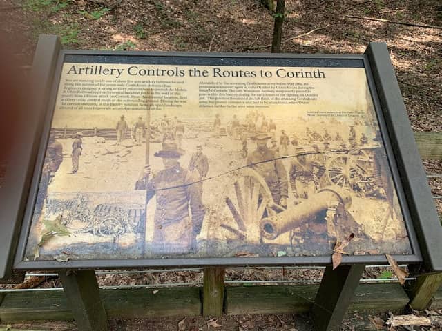 Corinth Confederate Earthworks Siege Line - Image 1