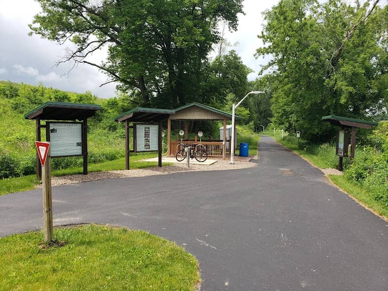 Rountree Branch Trail: Historical Kiosk of the Trail History - Image 1