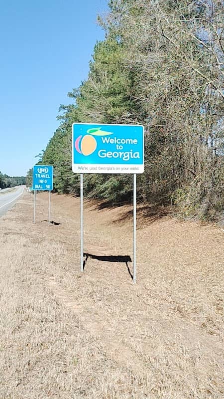 Georgia Welcome Sign - Image 1
