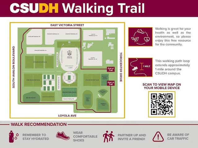 Start of CSUDH Walking Trail - Image 1