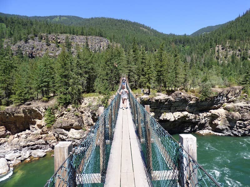 Kootenai Falls Suspension Bridge - Image 2