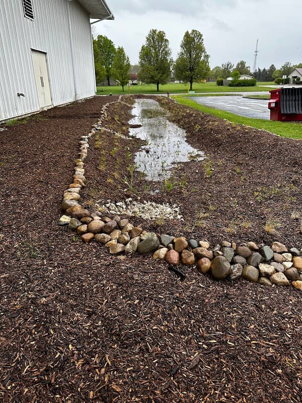 Bharatiya Temple & Cultural Center of Greater Lafayette Rain Garden - Image 1