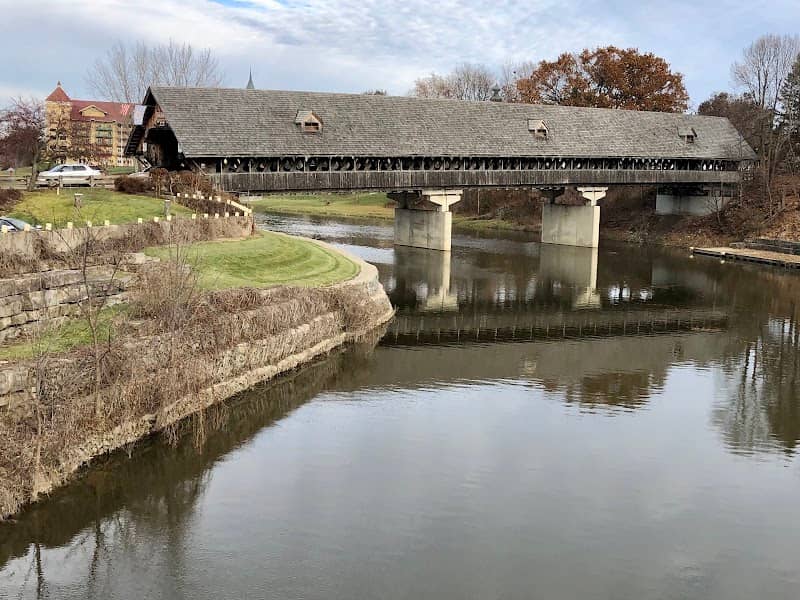 Holz-Brücke Covered Bridge - Image 2