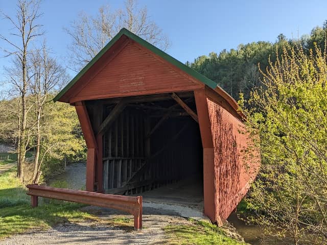 Historic Link Farm Covered Bridge - Image 1