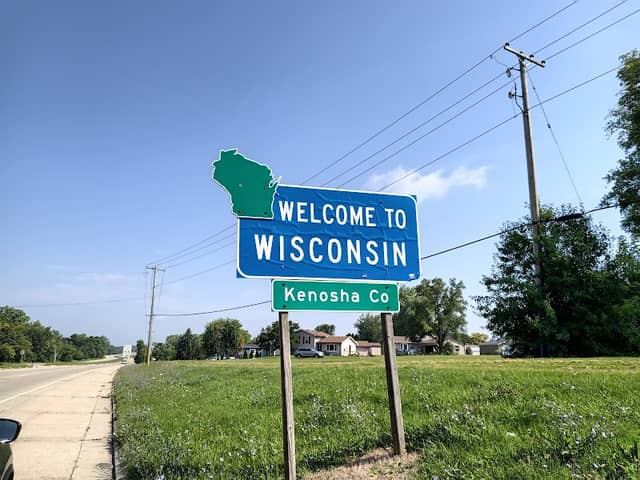 Welcome To Wisconsin Sign - Image 1