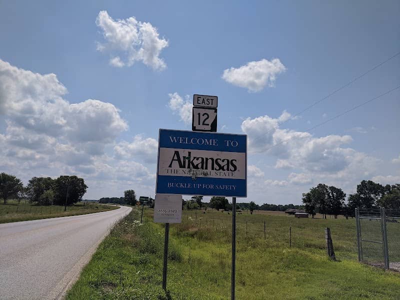 Arkansas Welcome Sign - Image 1